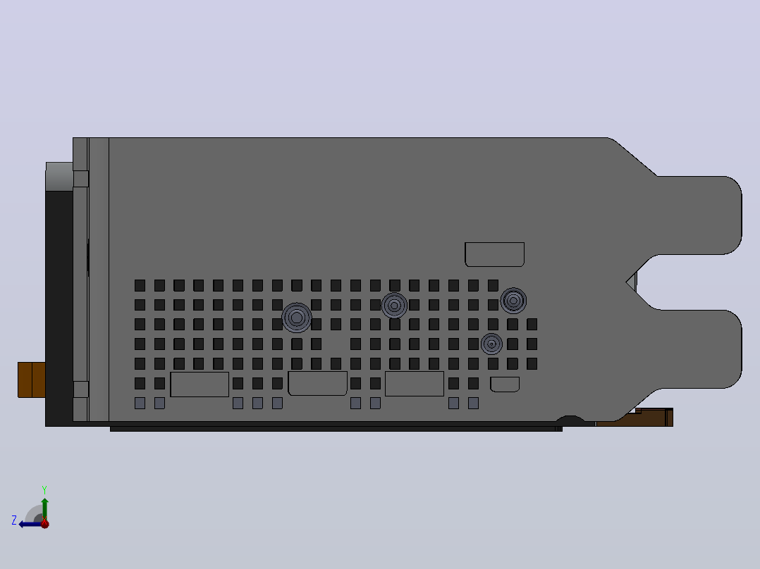 RTX 2080CPU  模块右视图