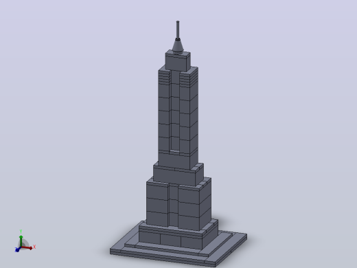 乐高建筑集帝国大厦