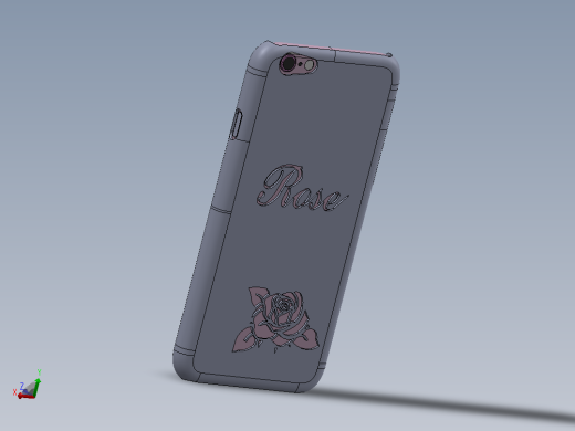 IPhone6玫瑰保护套