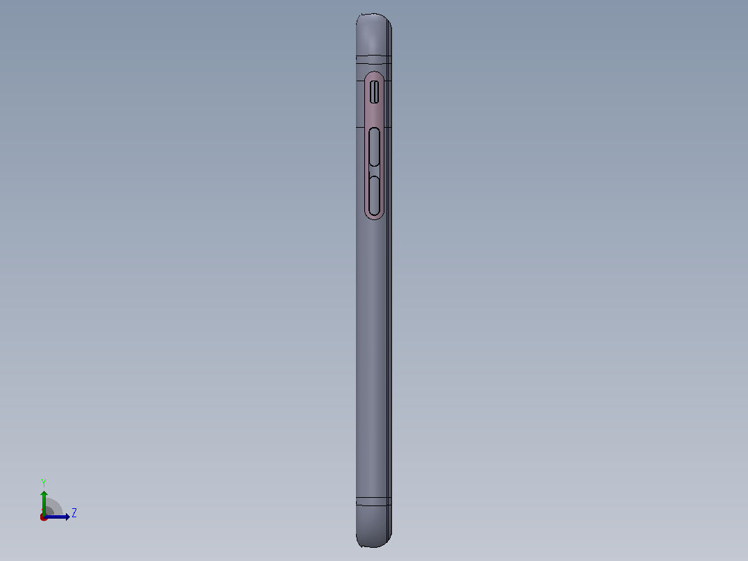 IPhone6玫瑰保护套左视图