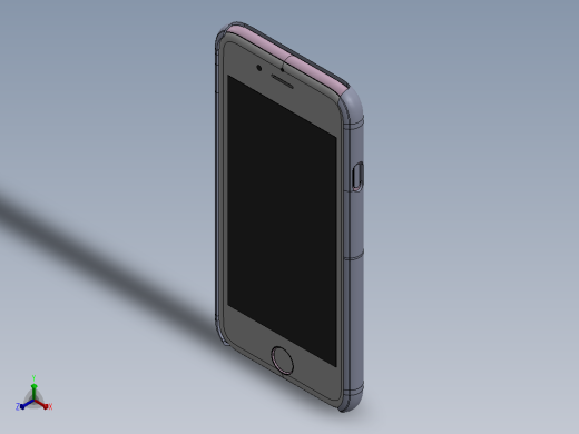 IPhone6玫瑰保护套正等轴测缩略图