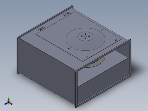 EKRB700×400C1方形管道风机[EKRB700×400C1]正等轴测缩略图