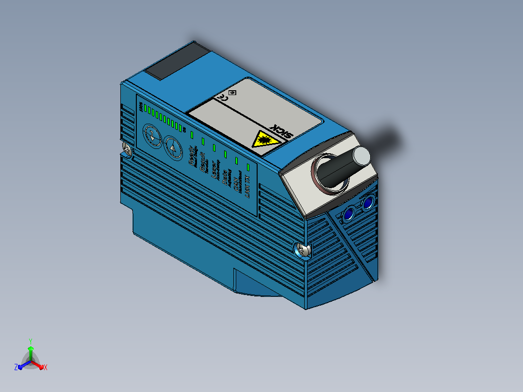 CLV640-3000条码扫描器主视图