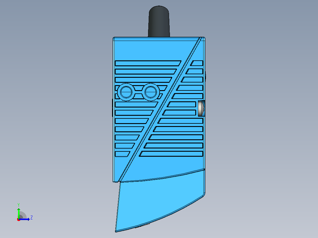 CLV640-3000条码扫描器左视图