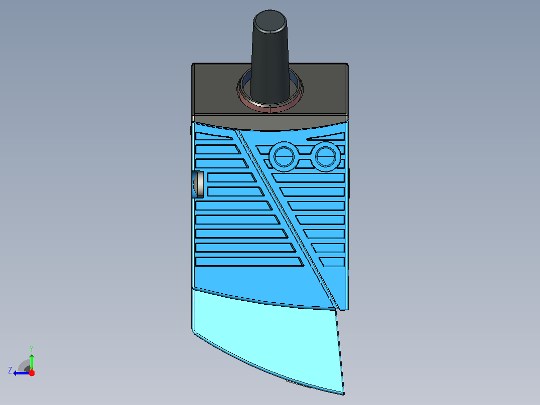 CLV640-3000条码扫描器右视图