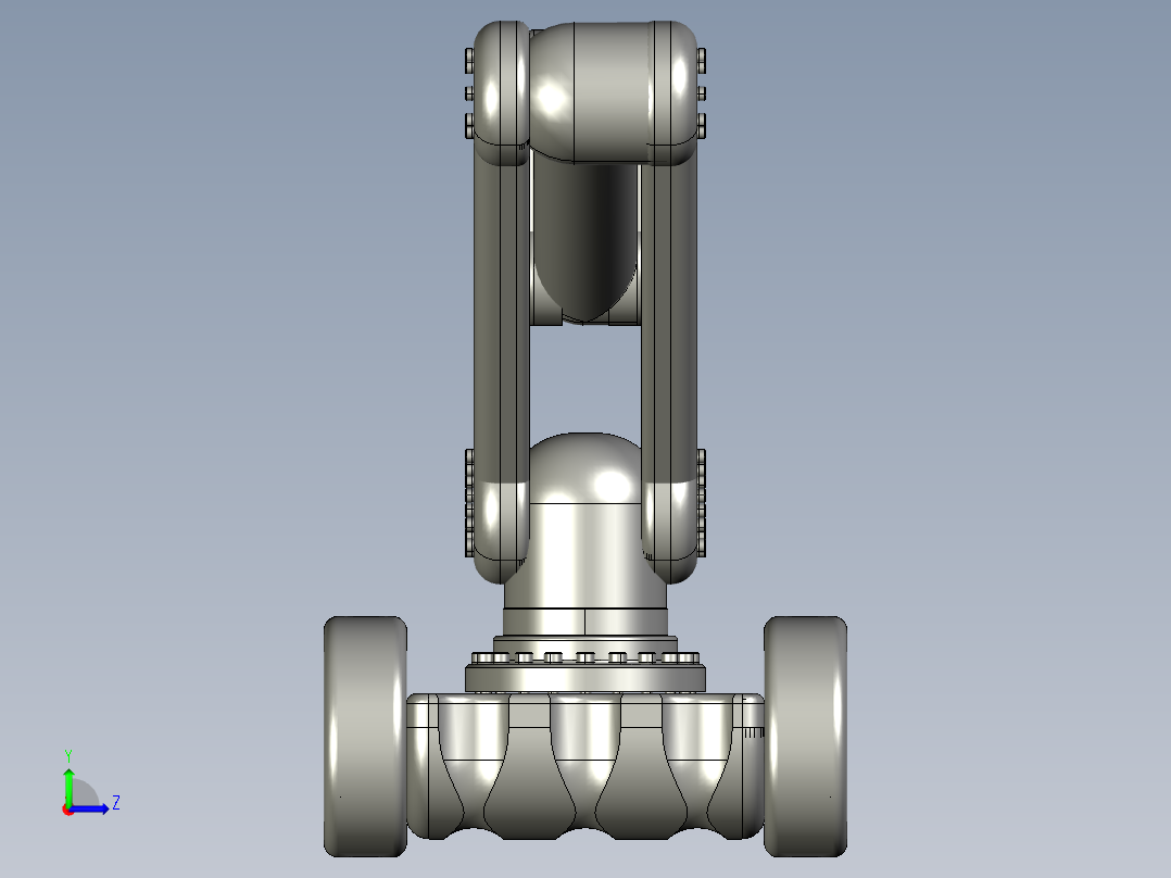 移动机器人3D模型（3左视图