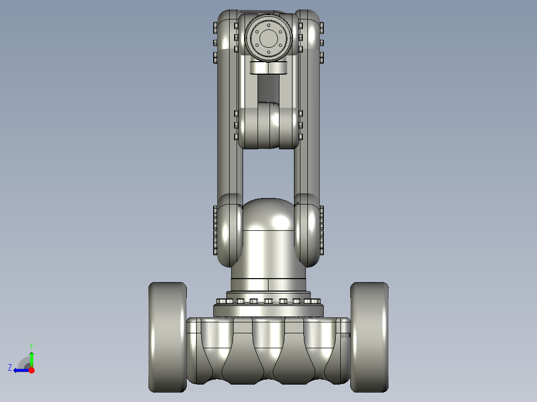 移动机器人3D模型（3右视图