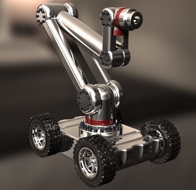 移动机器人3D模型（3