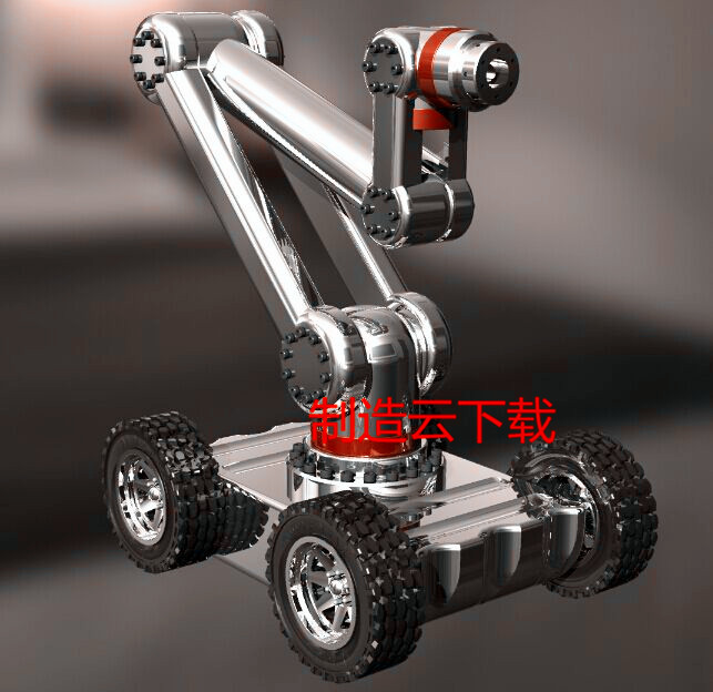 移动机器人3D模型（3