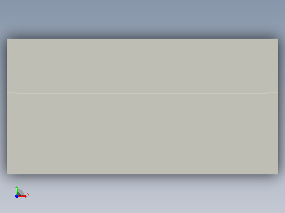 手机壳的注塑模具3D模型前视图