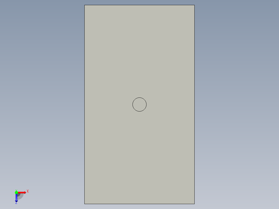 手机壳的注塑模具3D模型俯视图