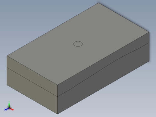 手机壳的注塑模具3D模型正等轴测缩略图