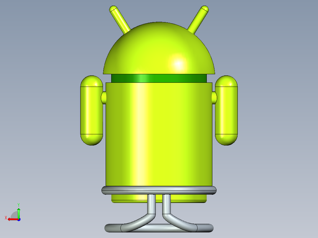 安卓公仔后视图