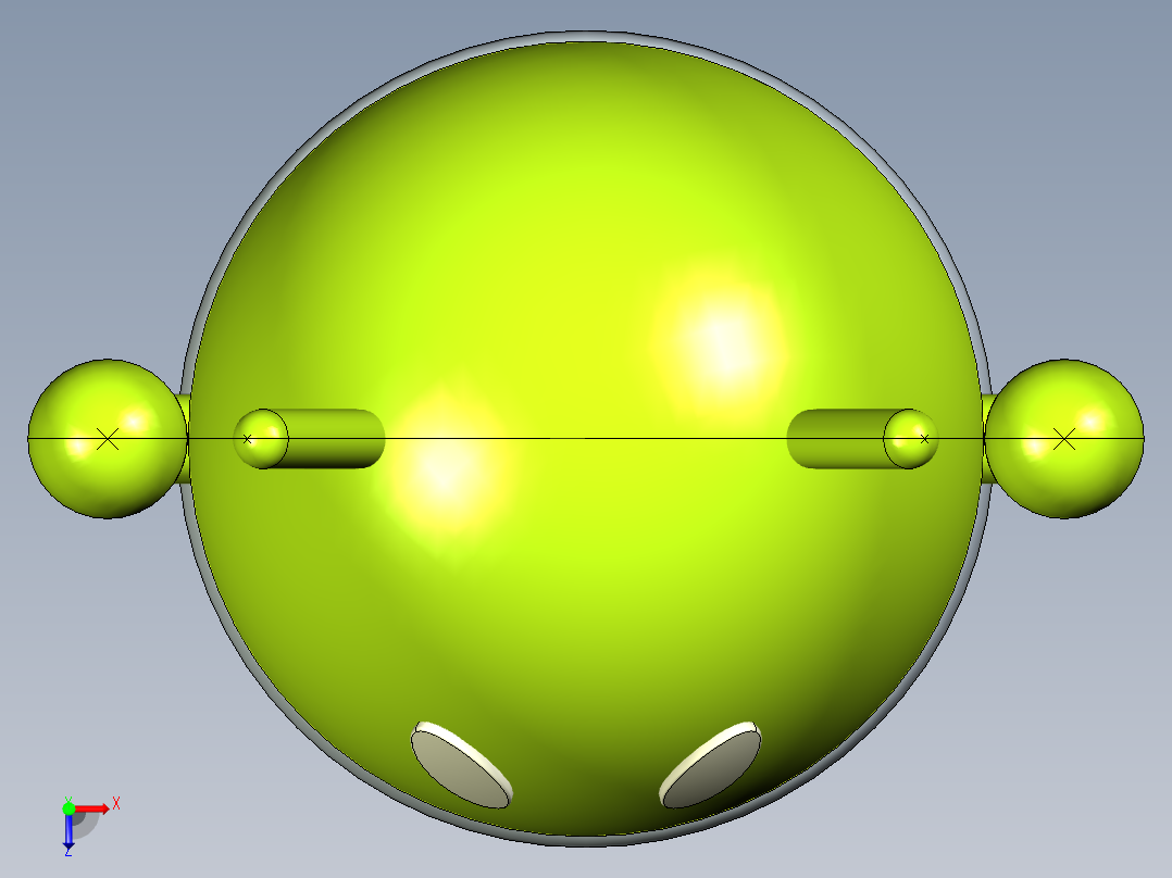 安卓公仔俯视图