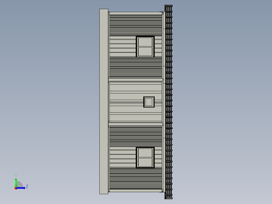 34米小屋左视图