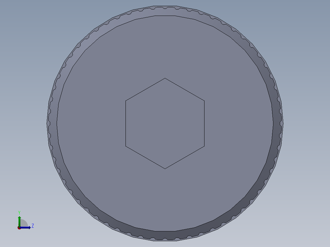 内六角螺螺栓-STRIPPER BOLT 0.250-20 W EQUATIONS左视图