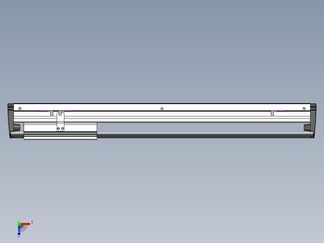 威洛博VL系列3d模型模组VL17E2Y-S500俯视图