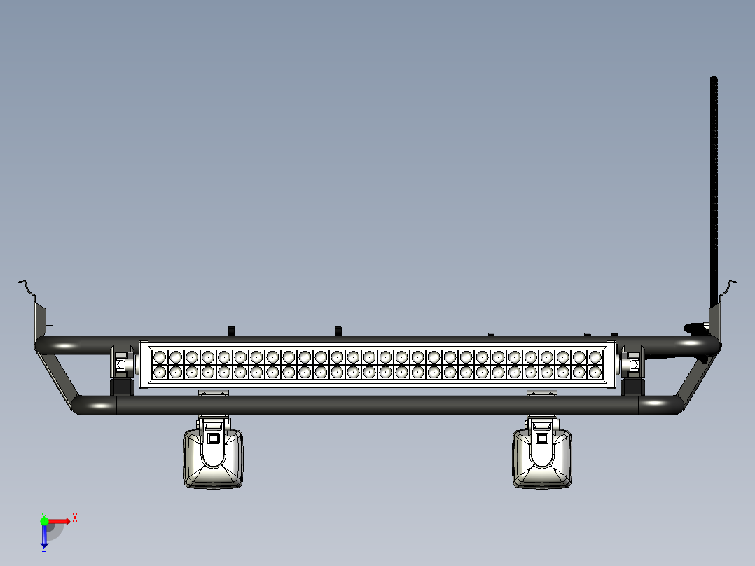 福特Ranger俯视图