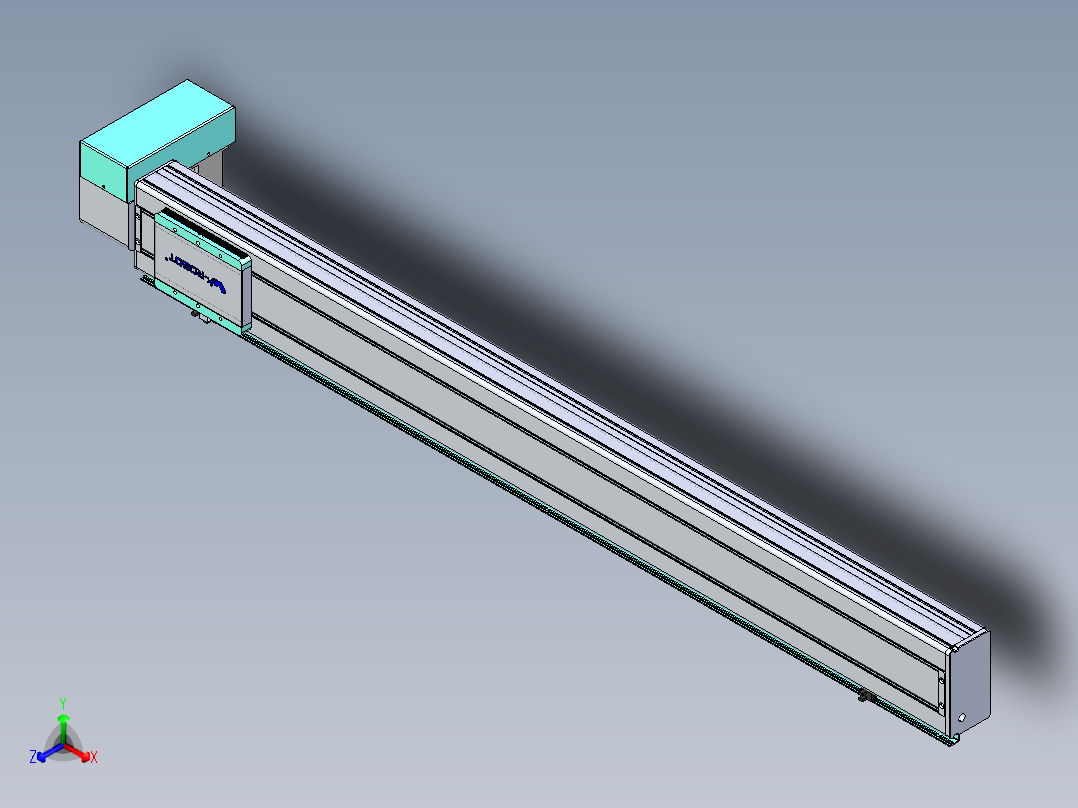 威洛博VBC同步带传动一无尘环境VBC14-L45-S1200-BRD-ZP75-C3主视图