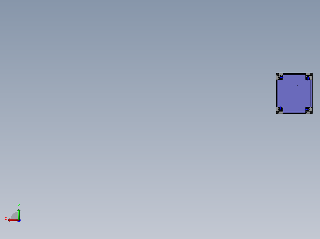 吹气式三轴螺丝机后视图