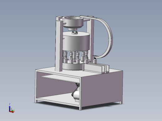 液体灌装生产线上拧瓶盖机的设计含NX、SW三维及9张CAD图