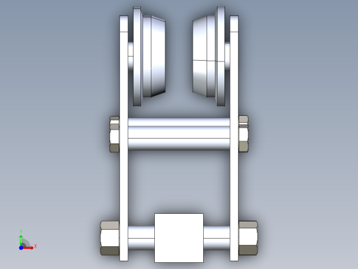 绞车底座--stp前视缩略图