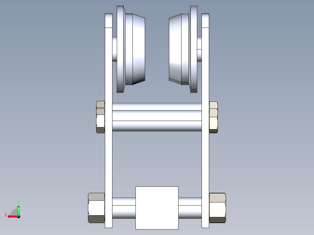 绞车底座--stp后视图