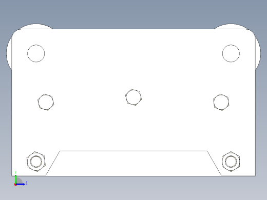 绞车底座--stp左视缩略图