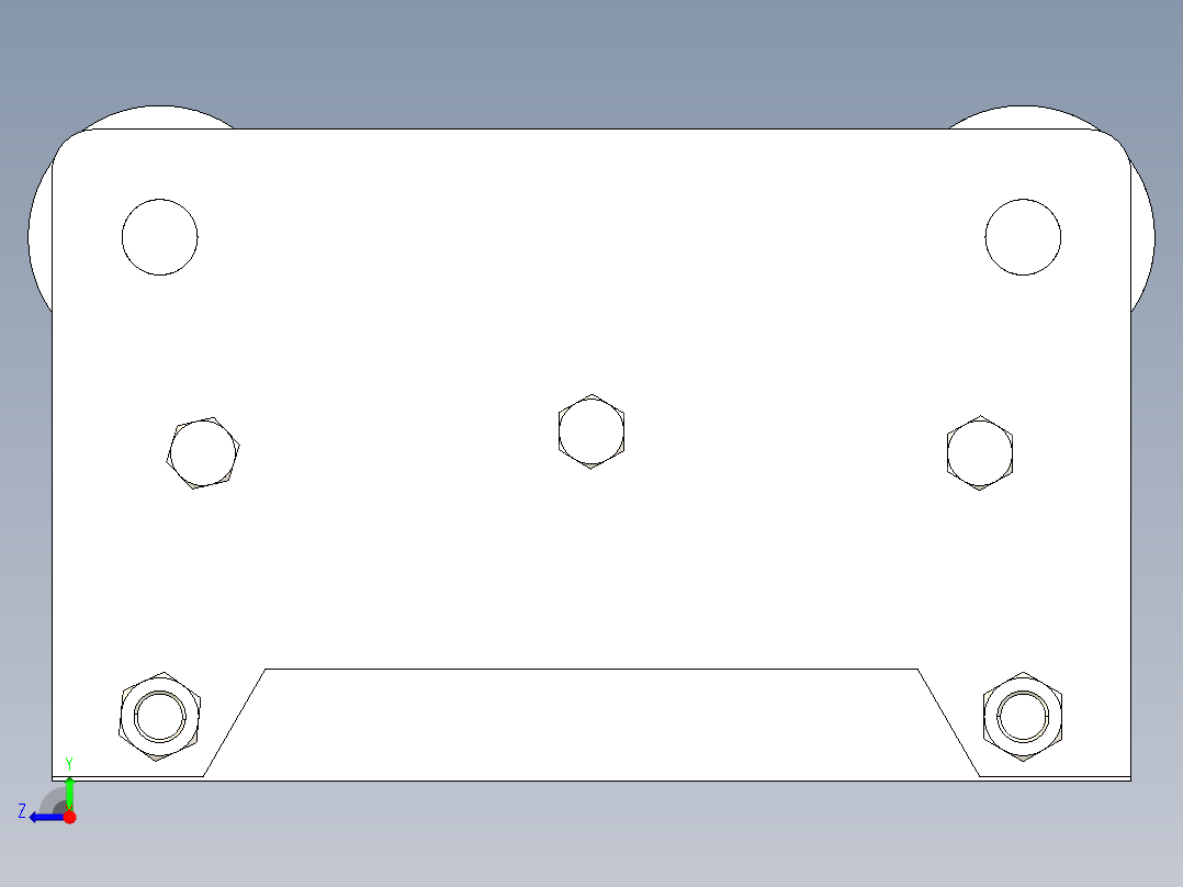 绞车底座--stp右视图