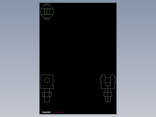 活節螺栓環BJ762-2D多系列多零件图纸模型