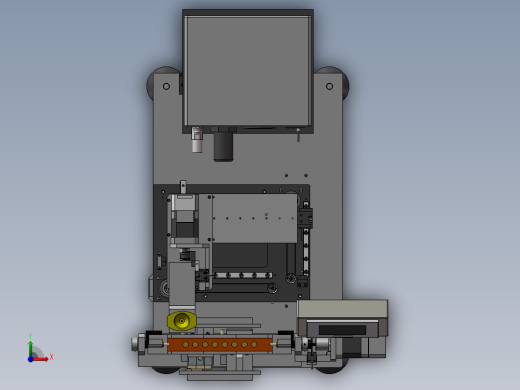 自动化的清漆应用机前视缩略图