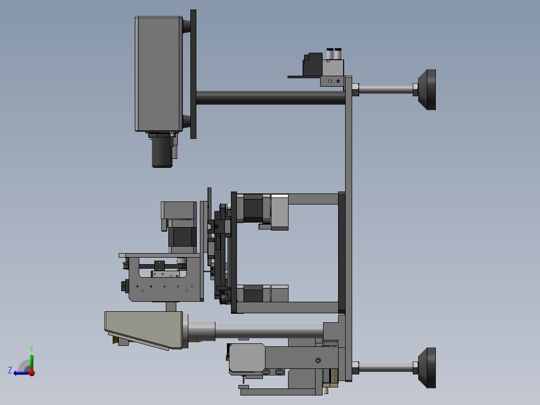 自动化的清漆应用机右视图