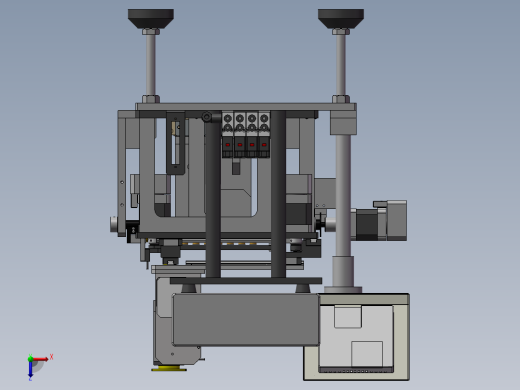 自动化的清漆应用机俯视缩略图