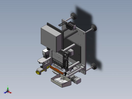 自动化的清漆应用机正等轴测缩略图