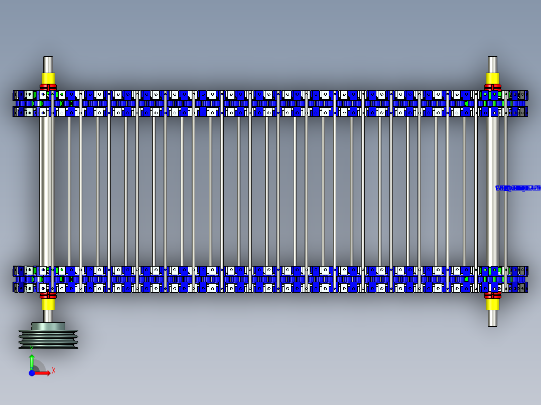 熟鸡蛋剥皮机前视图