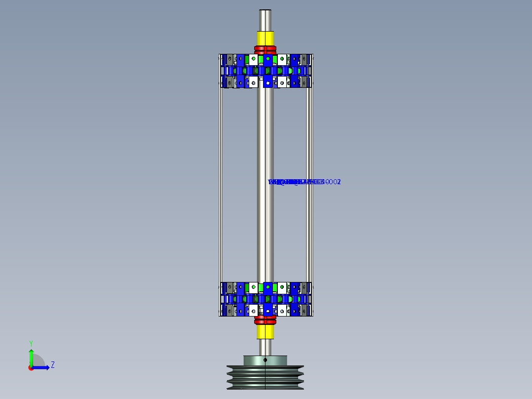 熟鸡蛋剥皮机左视图