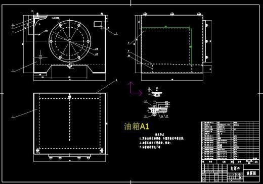 液压泵站及液压阀组CAD图缩略图