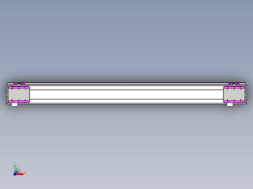 威洛博LC系列3d模型模组2LC14S1Y-S1400前视缩略图