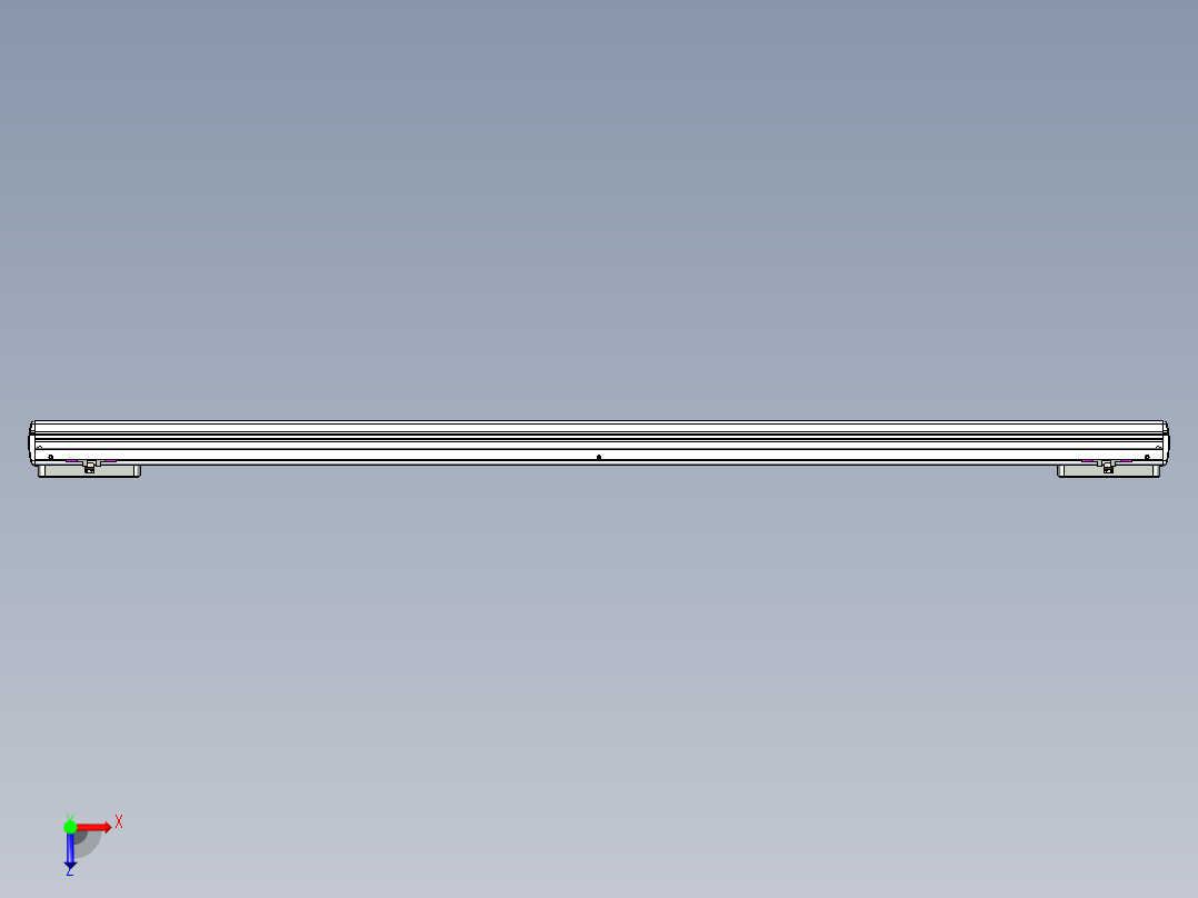 威洛博LC系列3d模型模组2LC14S1Y-S1400俯视图