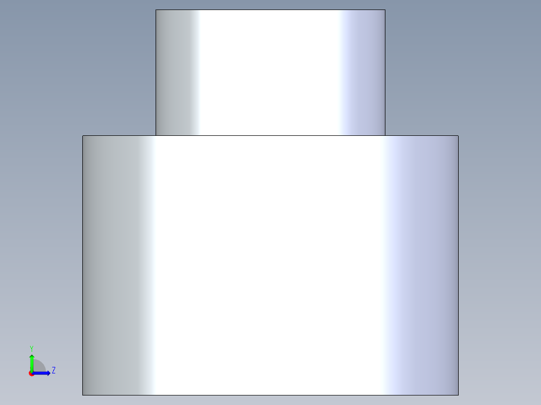 聚氯乙烯配件11-Sch80_ReducerCoupling_SxS_829-210_1.5in x 0.75in左视图
