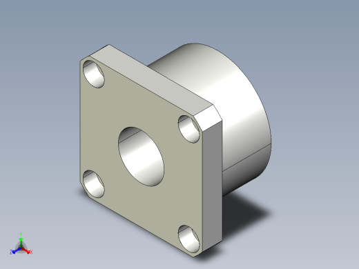 軸承座(雙軸承型)BSWN-3D多系列多零件图纸模型