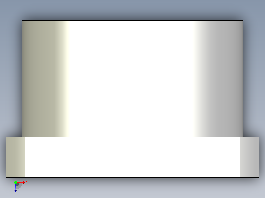 軸承座(雙軸承型)BSWN-3D多系列多零件图纸模型俯视图