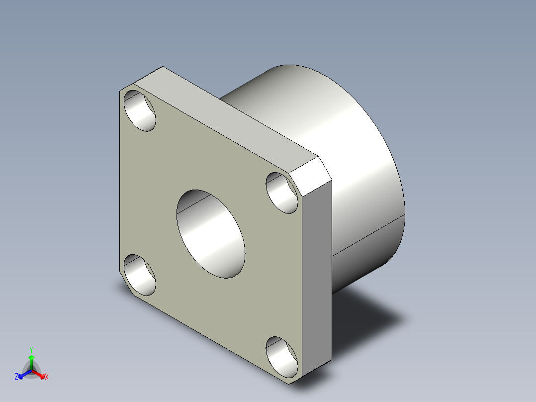 軸承座(雙軸承型)BSWN-3D多系列多零件图纸模型正等轴测图