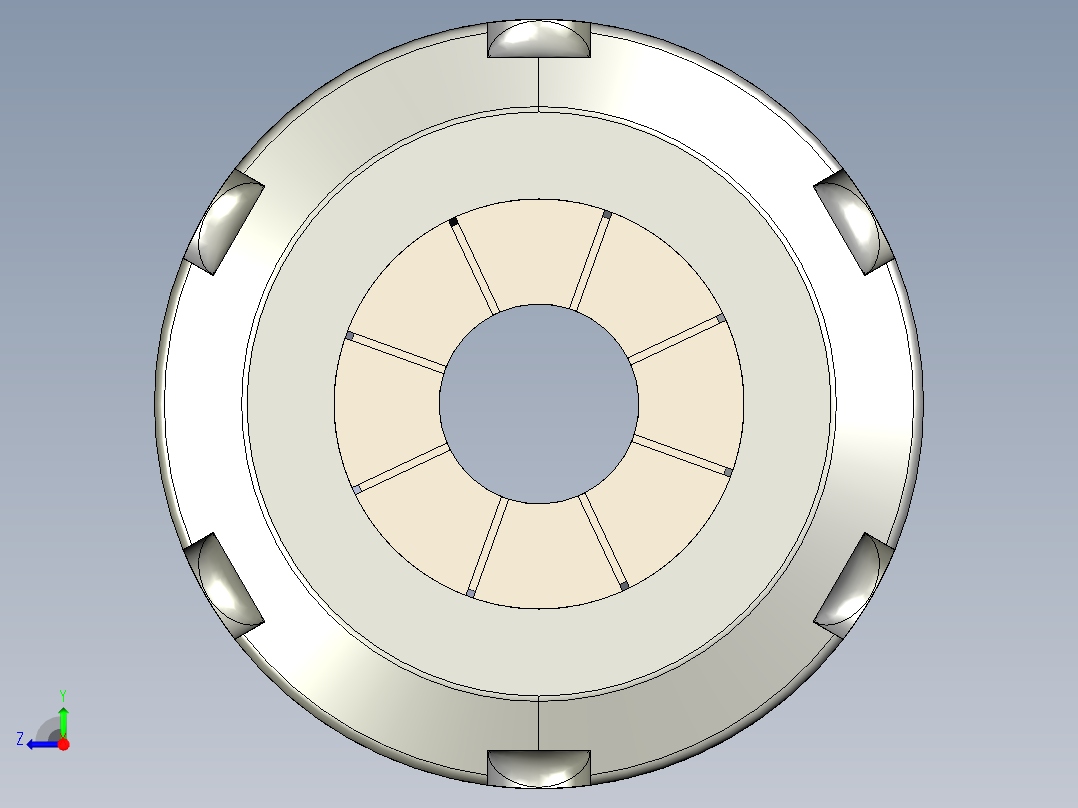ER-32 筒夹DIY车床装置右视图