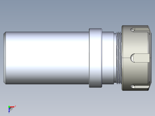 ER-32 筒夹DIY车床装置俯视缩略图