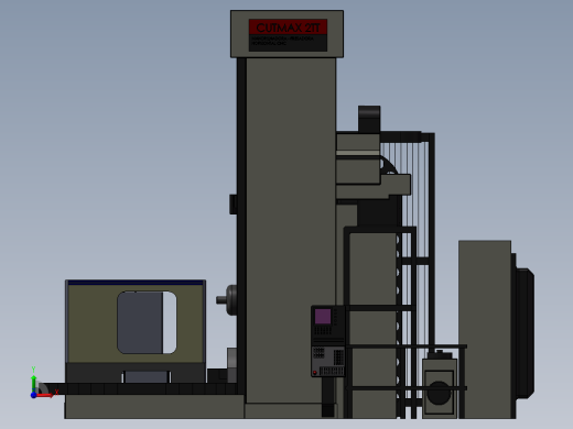 卧式镗床前视缩略图