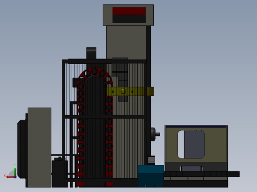卧式镗床后视缩略图