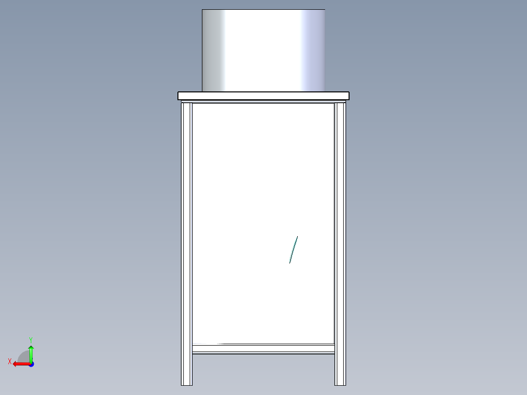 腰果剥壳机step后视图