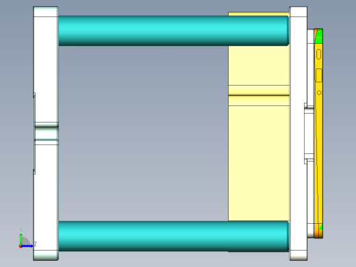 HAZEL-C-笔记本CNC工装夹具三维模型CNC2-0512左视缩略图