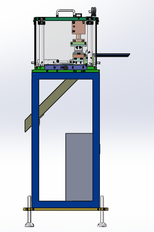 车门密封条分缝条端末冲切机（sw18可编辑+工程图+bom）